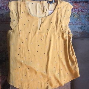 Mustard yellow summer top